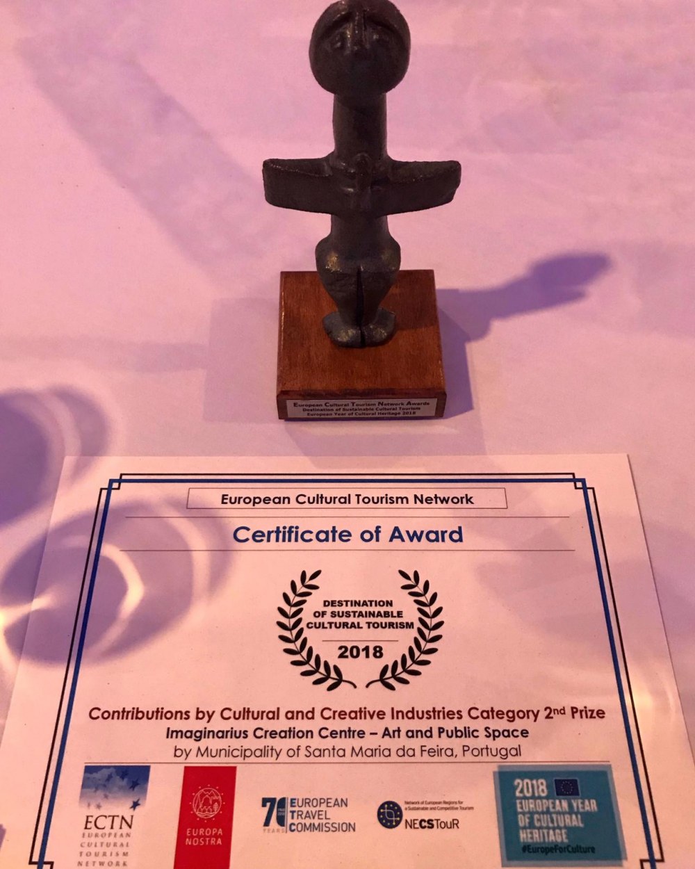 Imaginarius - 2nd Prize at ©ECTN Awards 2018 EYCH – Cultural Heritage as an Asset for Responsible and Sustainable Tourism